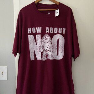 NEW Disney Parks World GRUMPY Snow White Seven Dwarves T-Shirt Men's 2XL Maroon